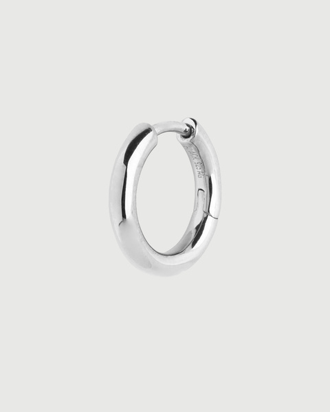 Earring Polo Huggie Silver 1