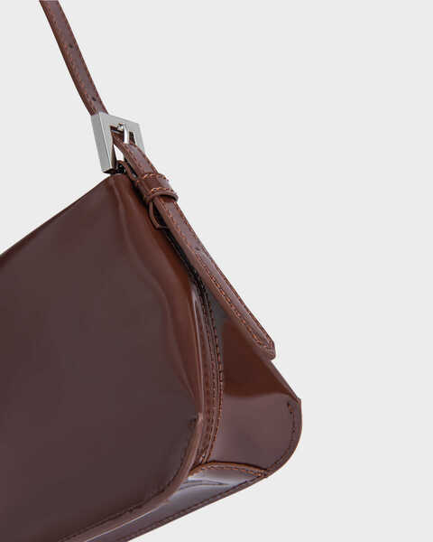 Väska Dulce Sequoia Semi Patent Leather Brun ONESIZE 2