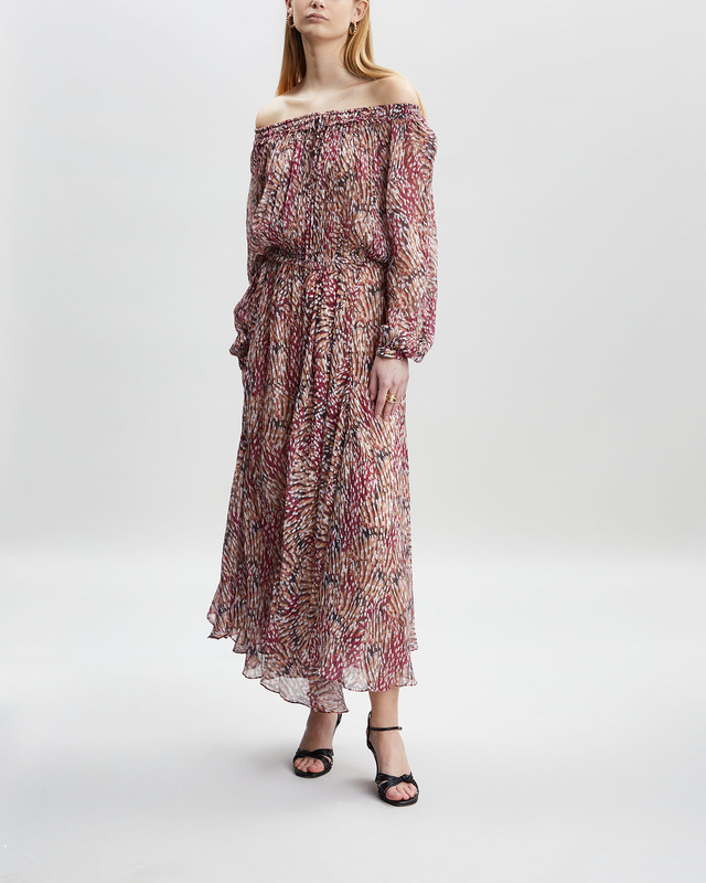 Isabel Marant Étoile Klänning Volga Hallonröd FR 38 (EUR 36)