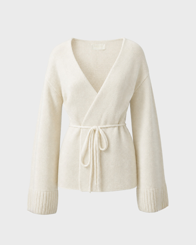 Wakakuu Icons Cardigan Cashmere Wool Wrap XS-S