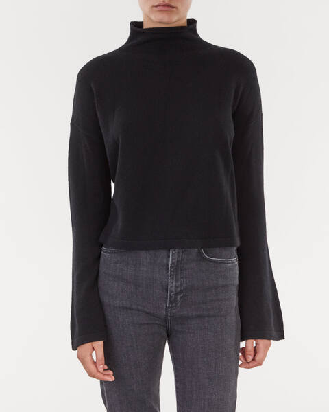Sweater Hanna Wide Sleeve Knit Black 1