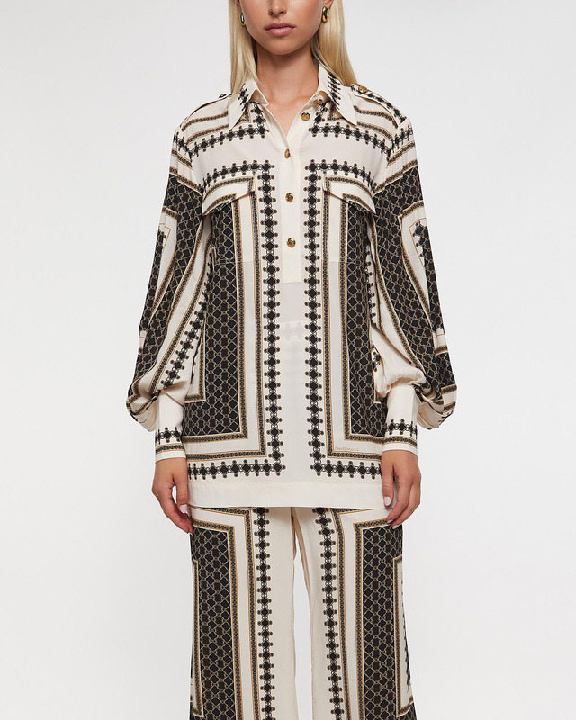 Zimmermann Blus Pocket Print 1 (S-M)