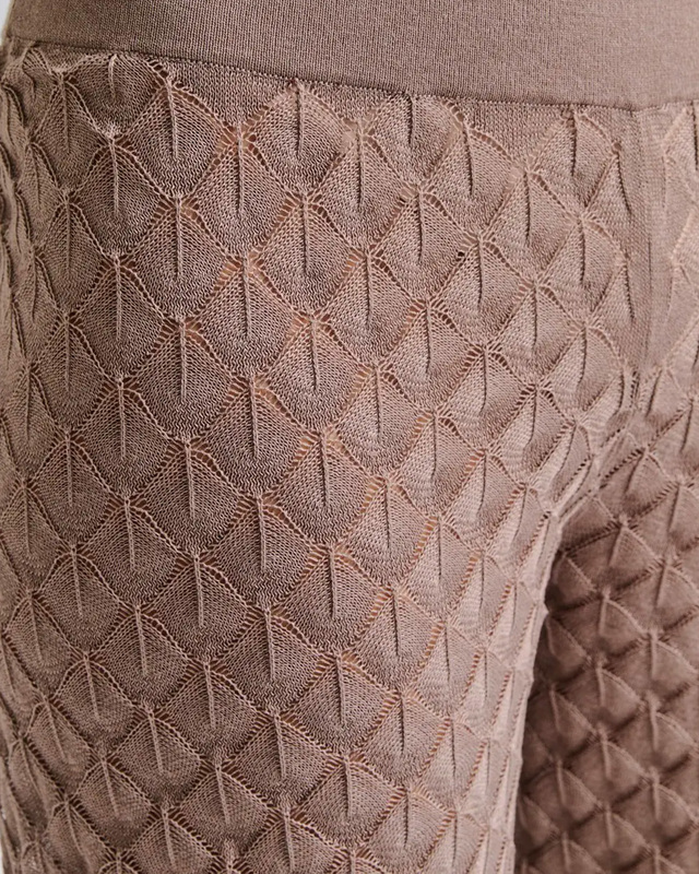Malina Pants Knitted Alissa Taupe XS