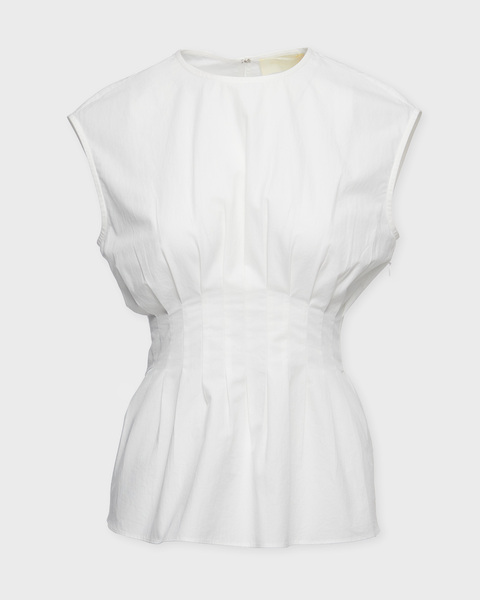 Topp Dover Pleated  Vit 1