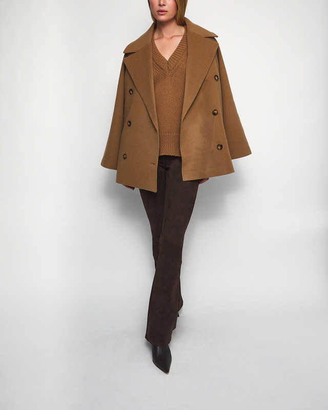 Wakakuu Icons Tröja Glenco Wool Cashmere Camel XS
