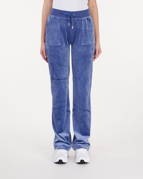 Byxor Del Ray Classic Velour  Grå/blå 1