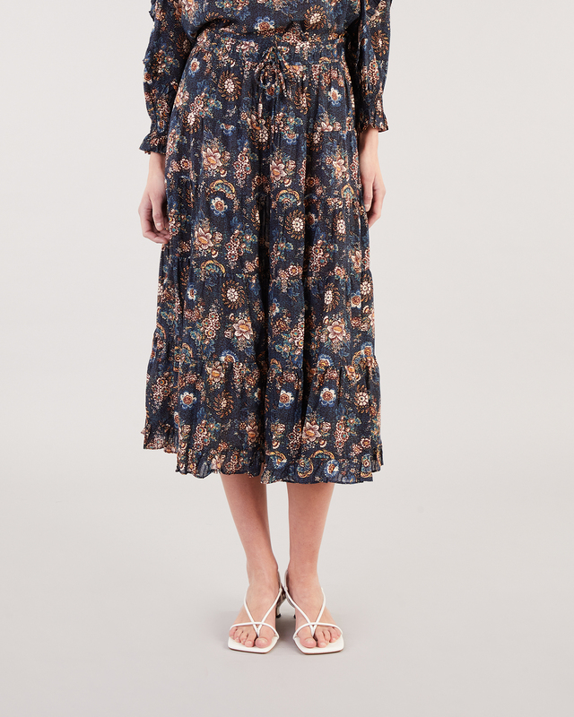 Ulla Johnson Verity Skirt Svart/grå US 2 ( EUR 34)