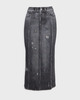 Acne Studios Skirt Denim Print Vintage black S