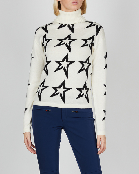 Wool Sweater Star Dust Svart/vit 1