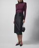 ROTATE  Topp Long-Sleeved Scarf Burgundy 36