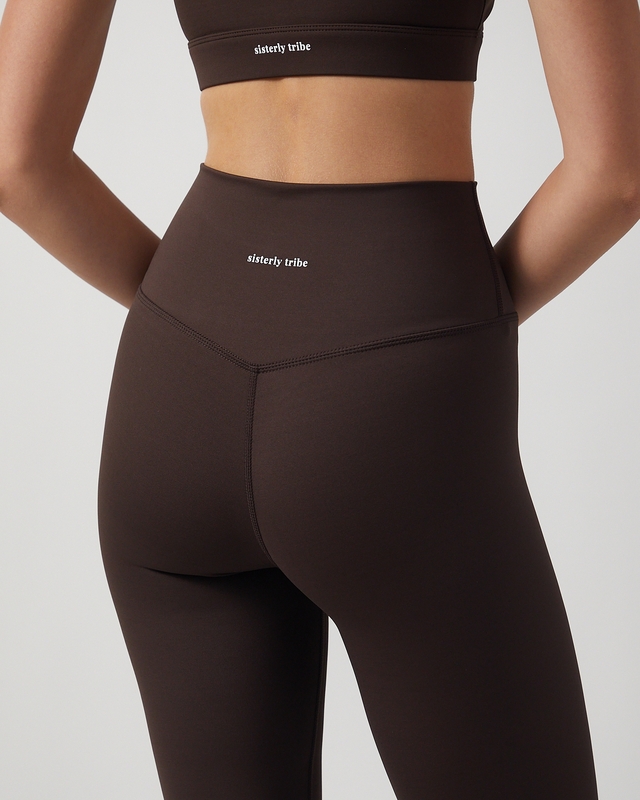 Sisterly tribe Leggings Softsculpt Flared Leggings Regular Espresso XS