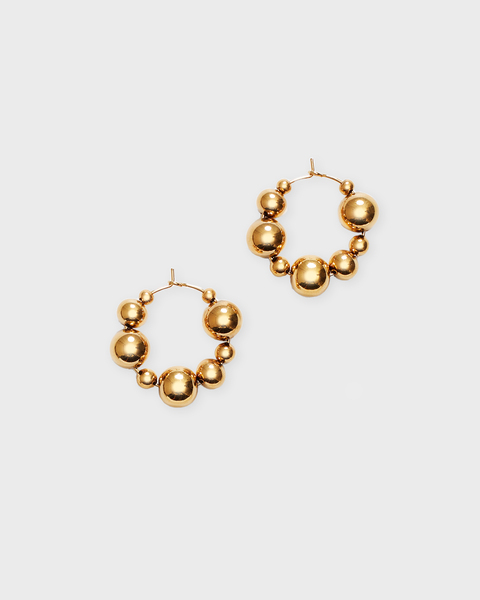 Earring Goldie Hoop Guld ONESIZE 1