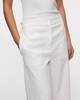 JOSEPH Byxor Temple Light Gabardine Stretch Ivory 36