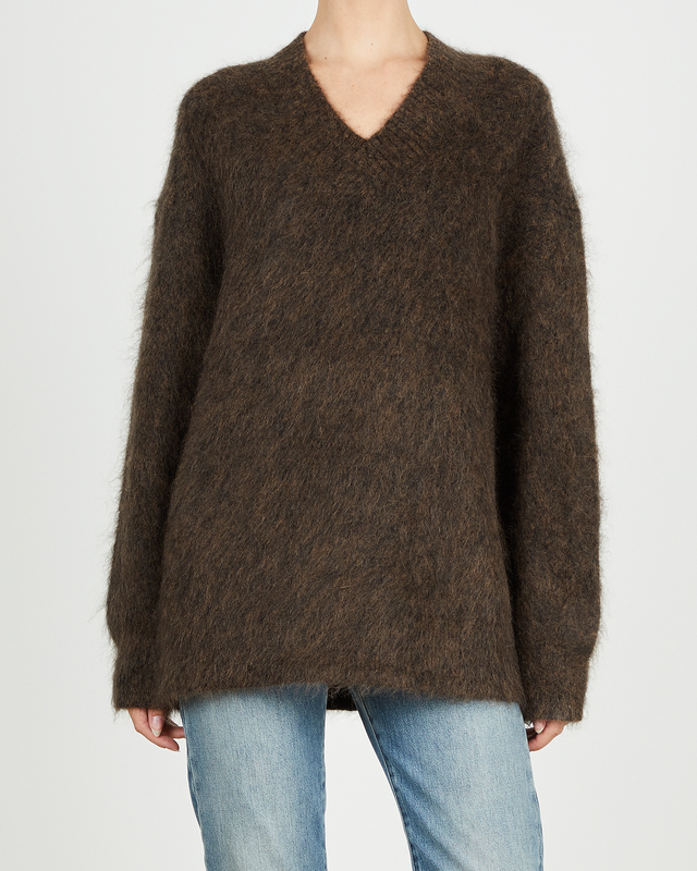 acne studios v neck sweater