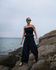 Wakakuu Icons Byxor Lincoln Linen  Navy XS