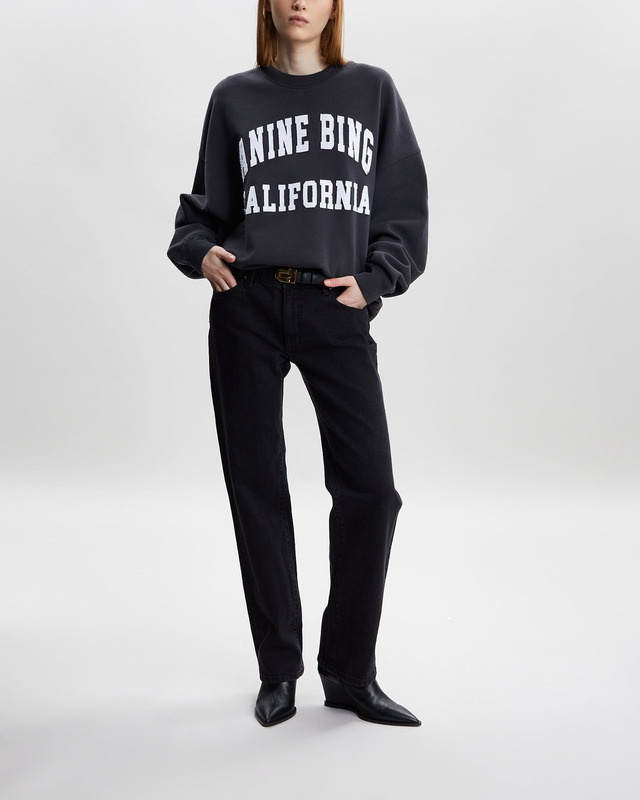 Anine Bing Sweatshirt Miles Vintage black XS
