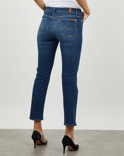 Jeans Straight Crop Bair Dutchess Mid blue  2