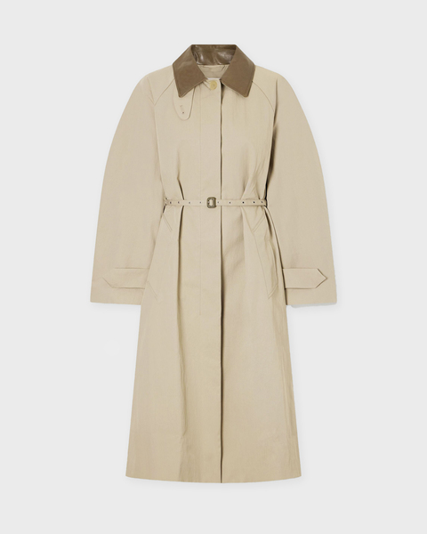 Jacket Belted trenchcoat Grön/grå 1