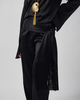 Wakakuu Icons Scarf Fringe Black ONESIZE
