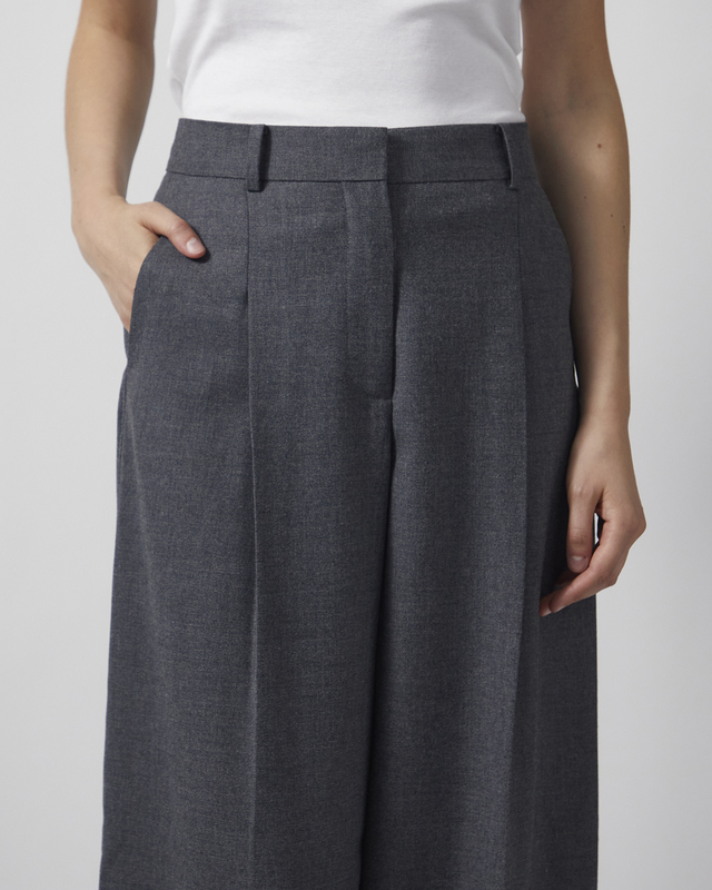 By Malene Birger Bukser POVILANNA Grey Melange 34