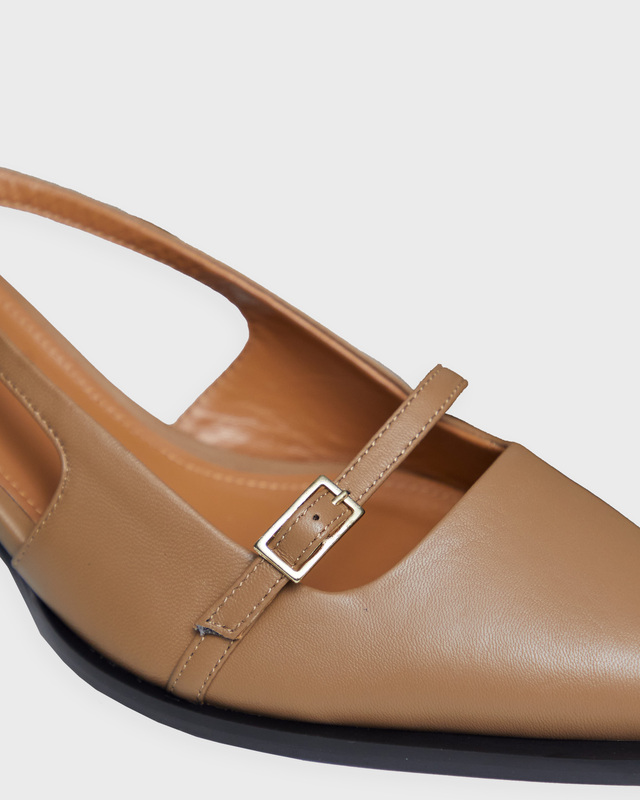 ATP Atelier Slingbacks Mira Hazelnut Nappa Brun EUR 37