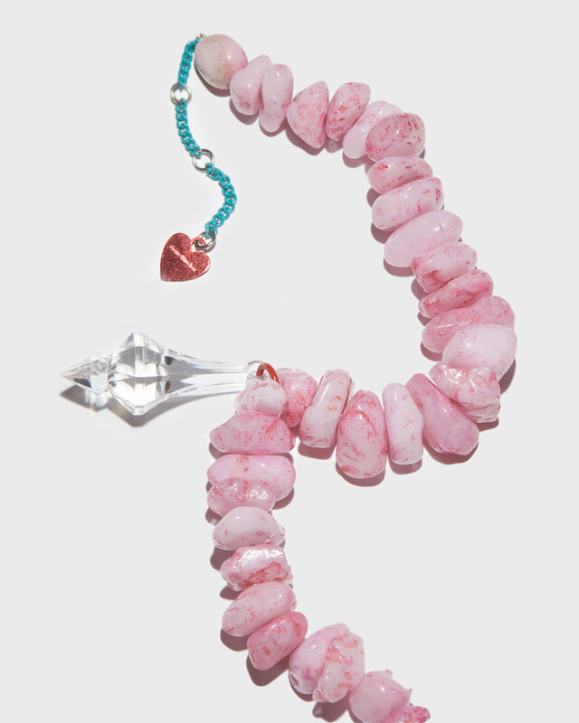 Acne Studios Halsband FN-UX-JEWE000364 Rosa ONESIZE