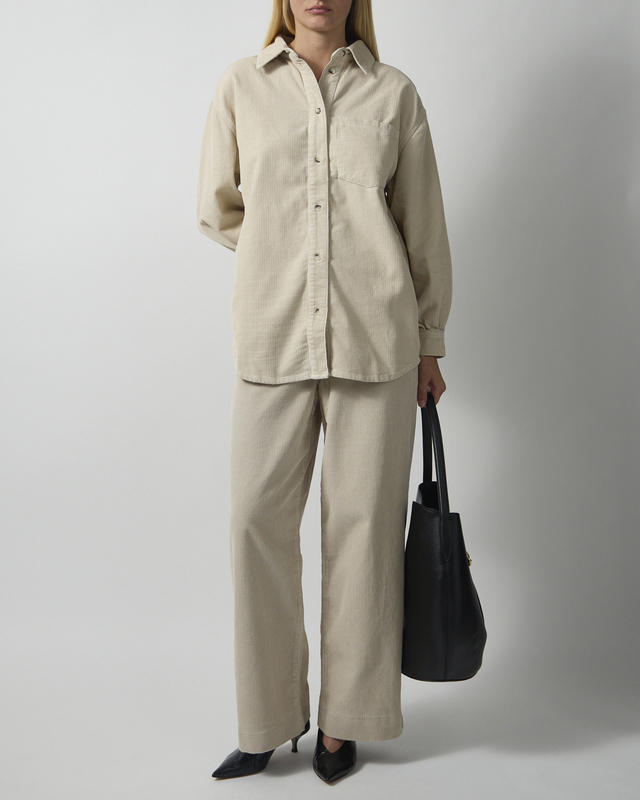 Camilla Pihl Pants Jace Cord Greige 42