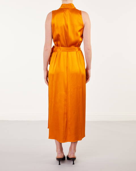 Klänning Slvls Draped Wrap Orange 2