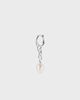 MARIA BLACK Earring Peblinge Royal Huggie Silver ONESIZE