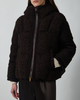 Moncler Dunjakke Cristallin Brown MONCLER 2 (M)
