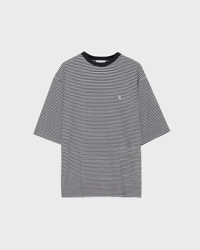 ANINE BING T-Shirt Bo Black and white XS
