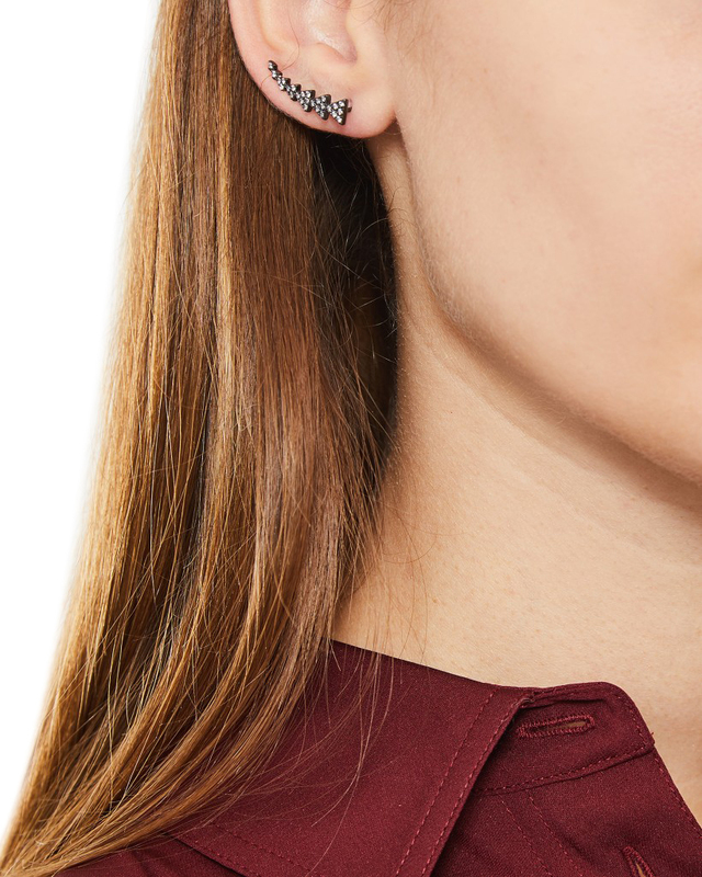 CBYC Earring Gloria Ear Climber Svart ONESIZE