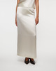 Wakakuu Icons Satin Skirt Modena Long  Creme XL