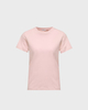 Moncler T-skjorte Embroidered Logo Cotton Light Pink XL