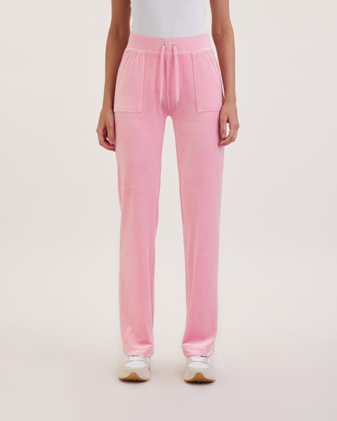 Trousers Del Ray Classic Velour Rosa 2