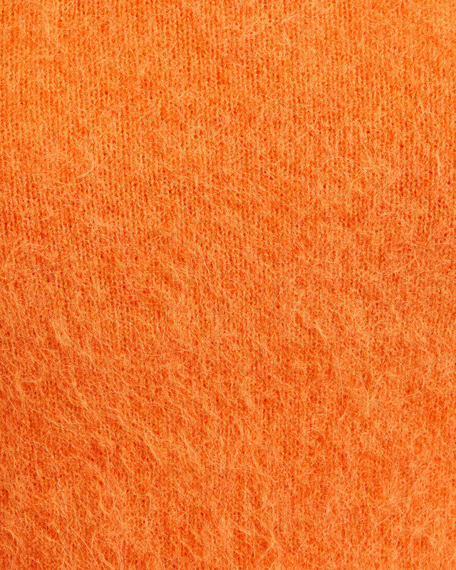 Ganni Tröja Brushed Alpaca O-Neck Orange S