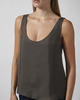 RÓHE Top Silk Scoop-neck 42