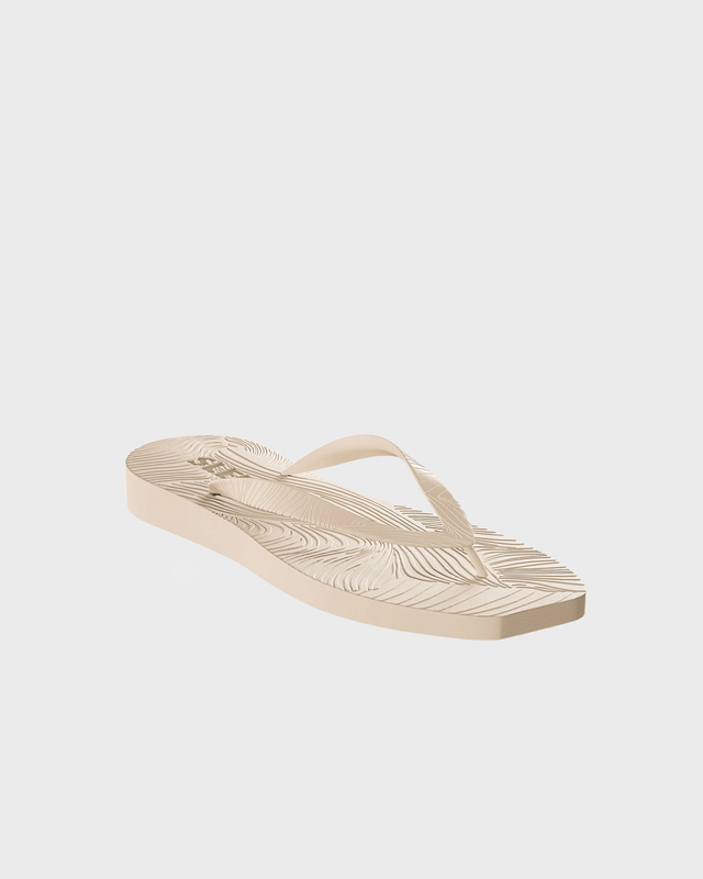 SLEEPERS Flip-flops Tapered Platform Egg shell EUR 37