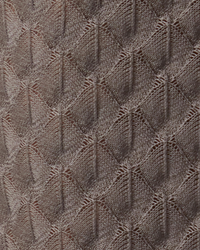 Malina Skirt Fannie Pointelle Knitted Maxi Taupe S