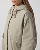 Moncler Jacket Eucalyptus Hooded Short Down Stone MONCLER 2 (M)