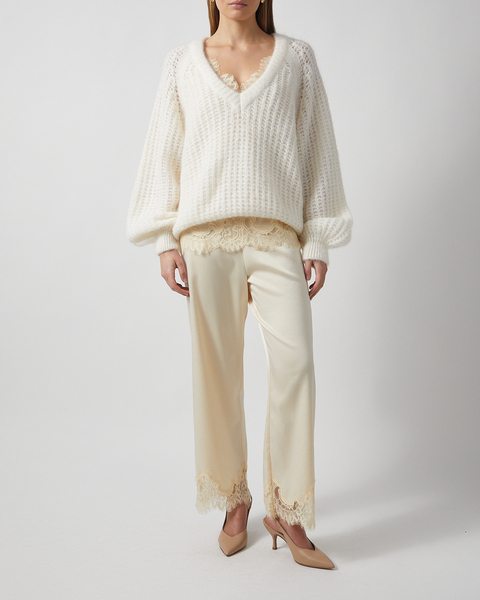 Trousers Rayna Lace Ljusgul 2
