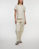 Moncler Topp Polo Collar  Natural M