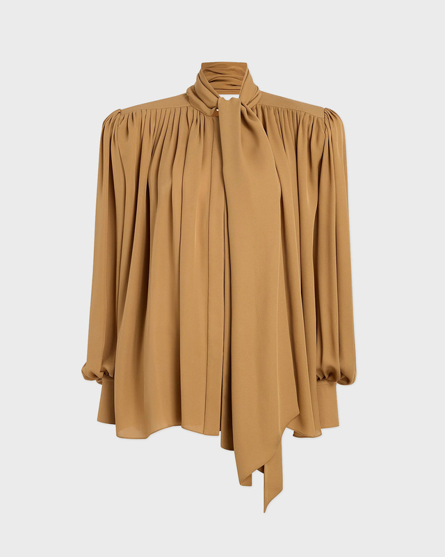 KHAITE Blouse Vali Black/gold US 4 ( EUR 36)