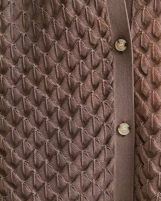 Malina Shirt Knitted Moa Taupe XS