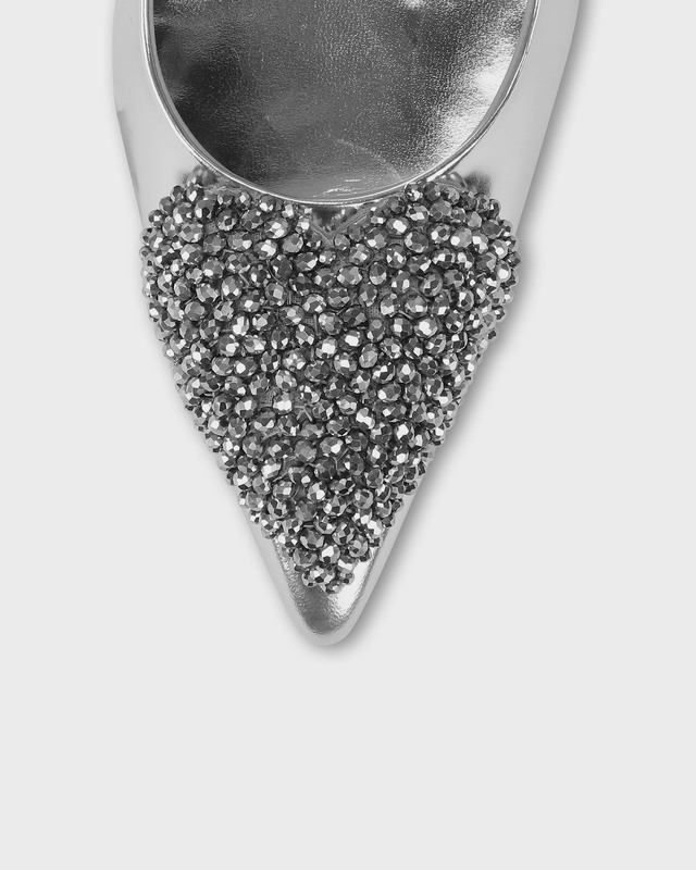 Custommade Klackskor Aljo Metallic Silver EUR 38