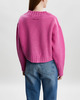 Acne Studios Cardigan Knit Relaxed Wool  Rosa M