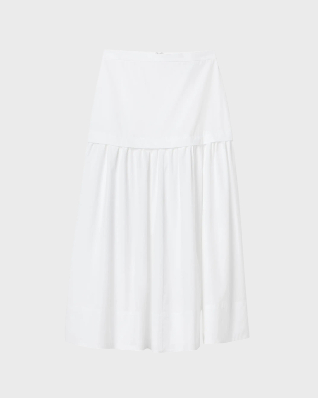 Dagmar Skirt Cotton Maxi White 34