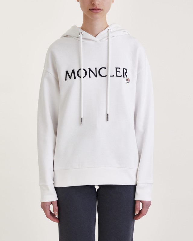 Moncler Classic Hoodie Logo Natural L