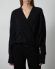 Sportmax Bluse Loose-Fit Pure Silk Black IT 44 (EUR M-L)