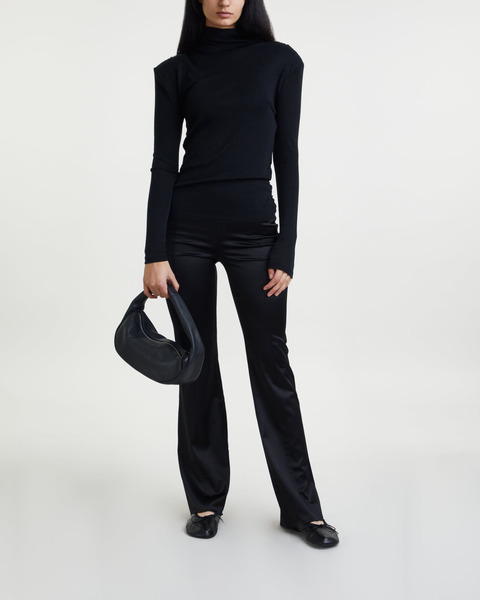 Trousers Erin Satin Svart 1